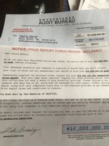 is the sweepstakes audit bureau legitimate|FRAUD ALERT: Sweepstakes Audit Bureau .